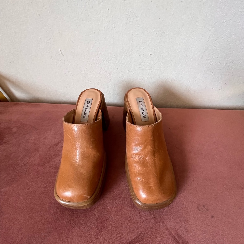 Steve Madden Leather Mules - Picture 6 of 6